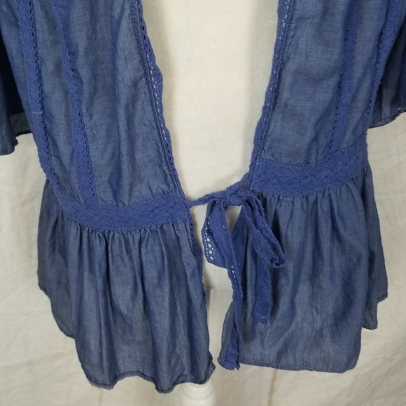 Matilda Jane chambrey hour by hour cardigan topper size large - Picture 8 of 10